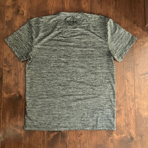 Indian Motorcycle Circle Icon Performance Men’s T-Shirt, Gray and Black, Size L - Picture 3 of 7